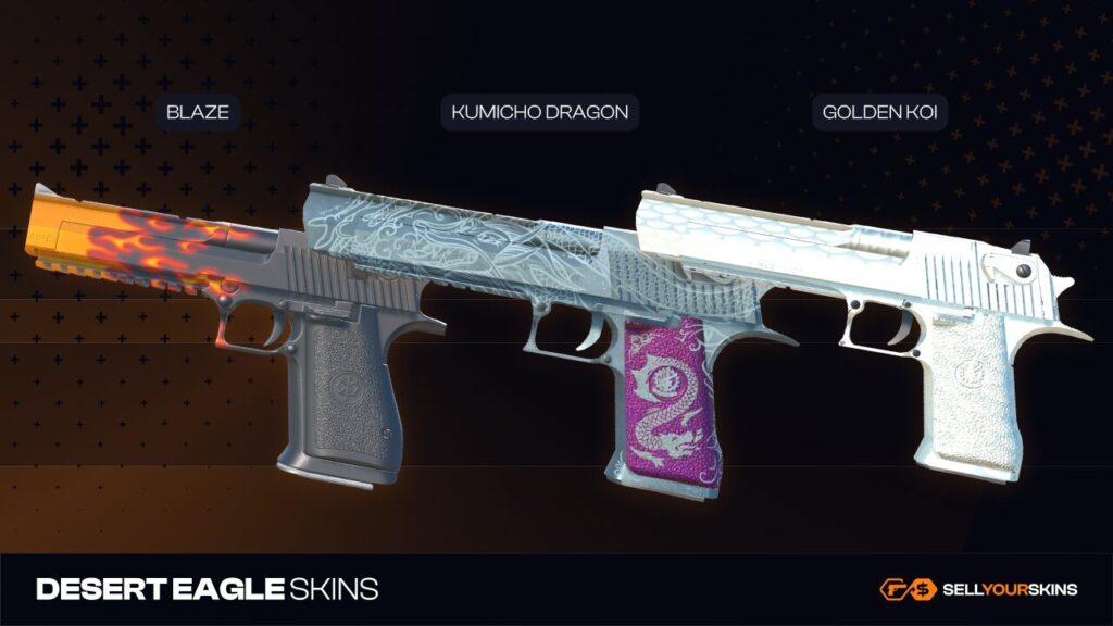 Desert Eagle skins - Blaze Kumicho Dragon Golden Koi