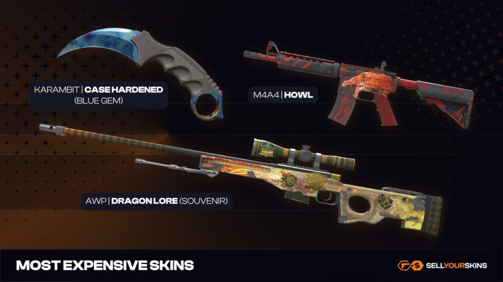 Rarest, most expensive CS2 [CS:GO] skins