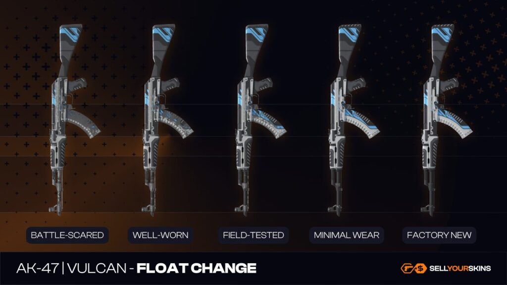 AK-47 Vulcan Float Range