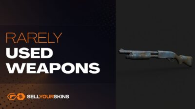 Rarely used weapons in CS2 – and their impact on skin prices