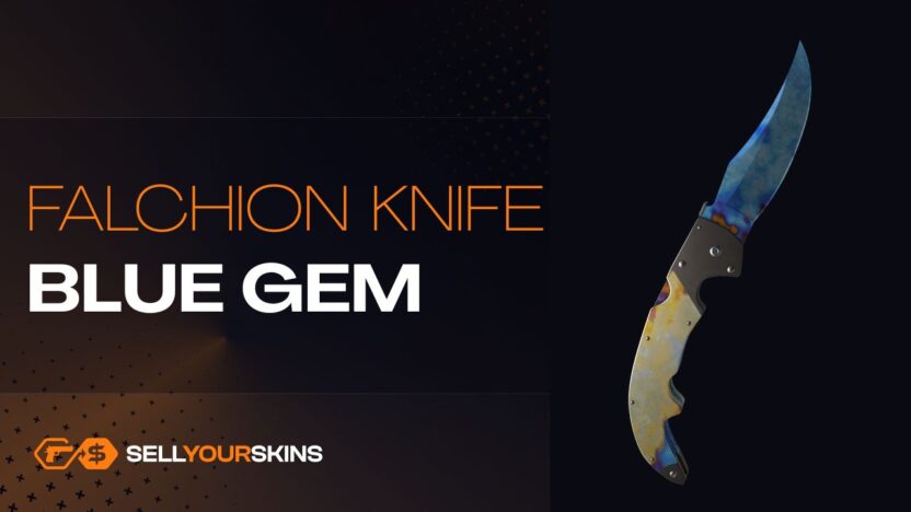 Falchion Knife Case Hardened – Blue Gem