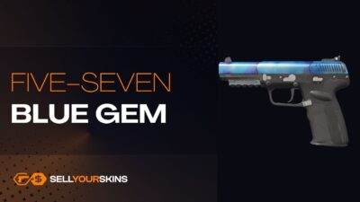 Five-SeveN Case Hardened – Blue Gem
