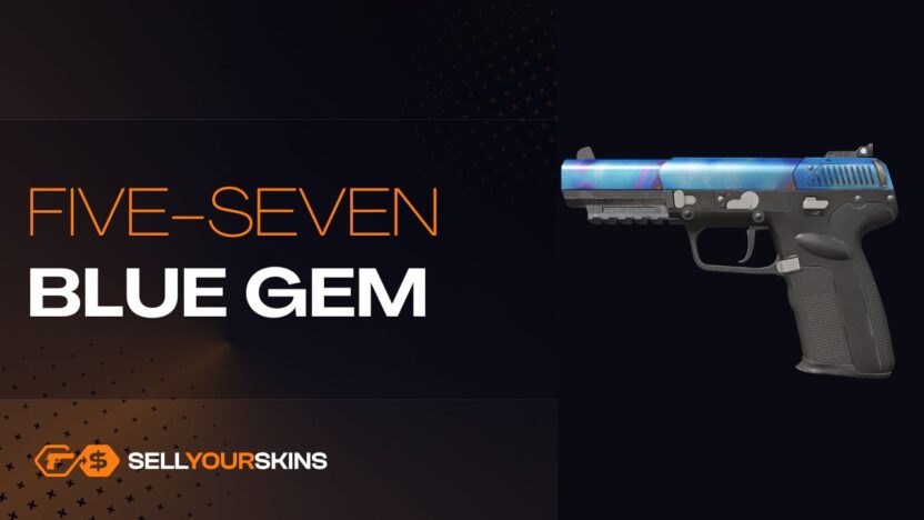 Five-SeveN Case Hardened – Blue Gem
