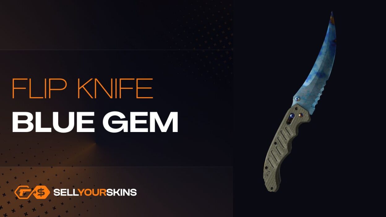 Flip Knife Case Hardened – Blue Gem