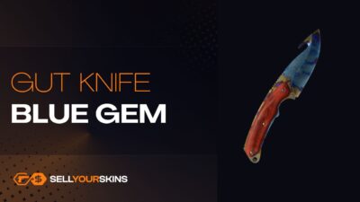 Gut Knife Case Hardened – Blue Gem