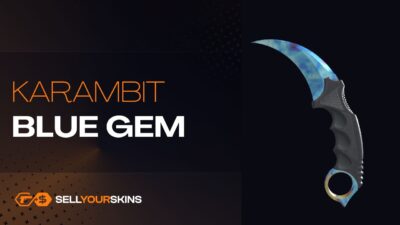 Karambit Case Hardened – Blue Gem