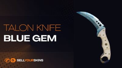 Talon Knife Case Hardened – Blue Gem