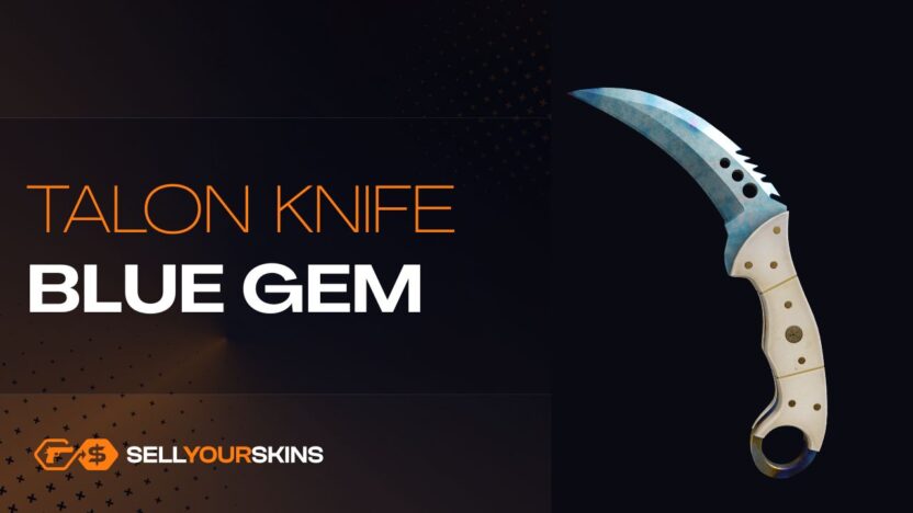 Talon Knife Case Hardened – Blue Gem