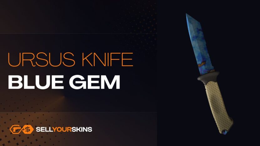 Ursus Knife Case Hardened – Blue Gem