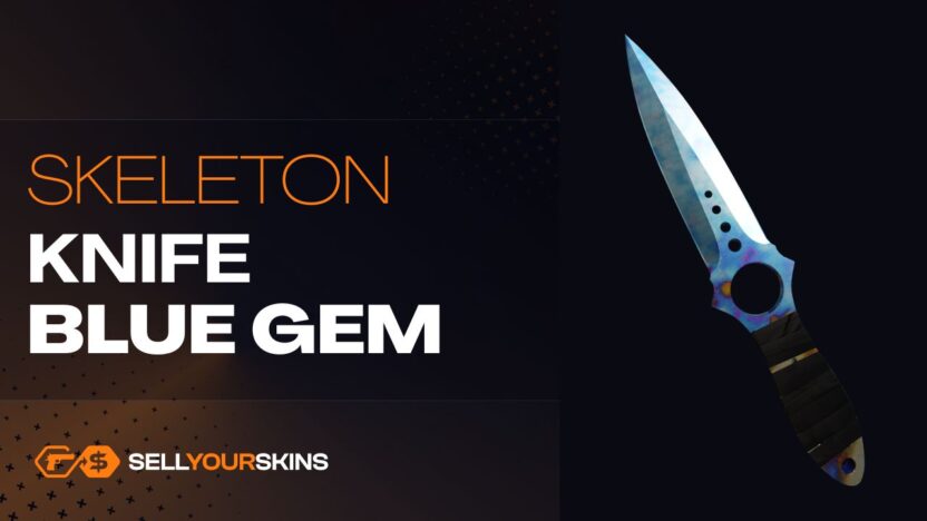 Skeleton Knife Case Hardened – Blue Gem