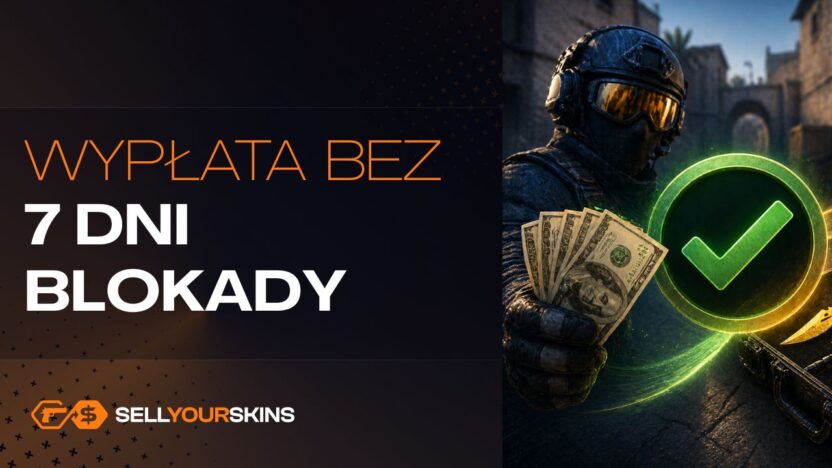 Wypłata skinów CS2 bez 7 dni blokady