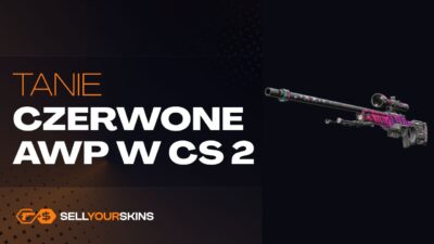 Tanie czerwone skiny AWP w CS2
