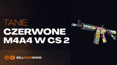Tanie czerwone skiny M4A4 w CS2