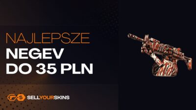Najlepsze tanie skiny Negev w CS2 do 35 PLN