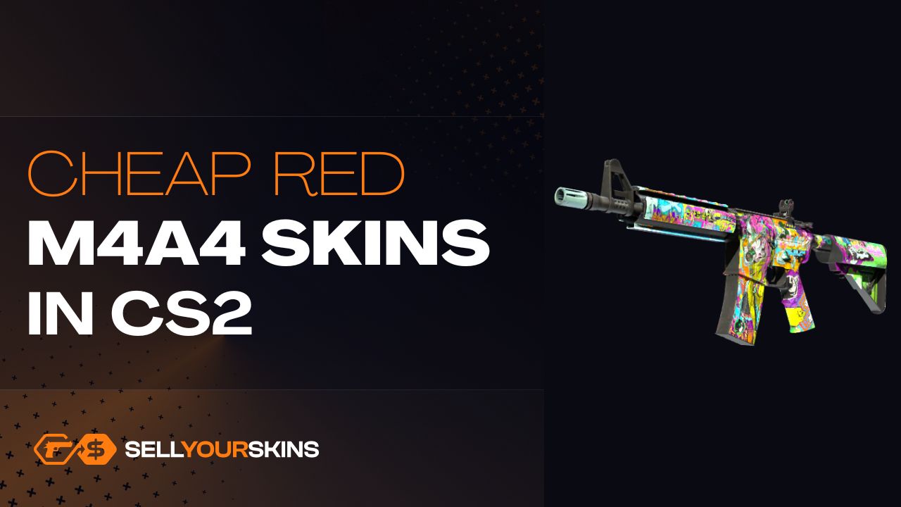 Cheap red M4A4 skins in CS2 - Blog | SellYourSkins.com - Instantly sell ...