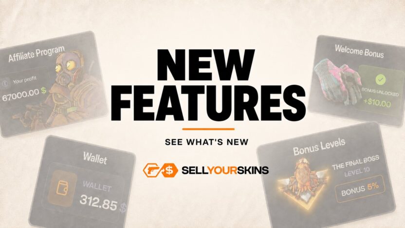 New Features on SellYourSkins