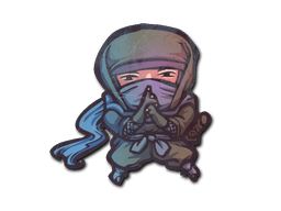 Naklejka | Skryty ninja
