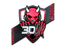 Naklejka | 3DMAX (foliowana) | Katowice 2015