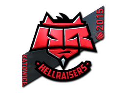 Naklejka | HellRaisers (foliowana) | Katowice 2015