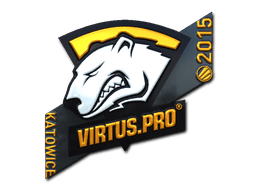 Naklejka | Virtus.pro (foliowana) | Katowice 2015