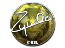 Naklejka | ZywOo (foliowana) | Katowice 2019