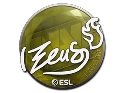 Naklejka | Zeus | Katowice 2019