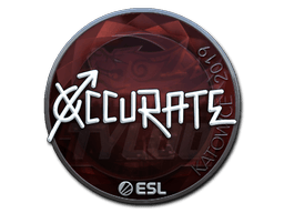 Naklejka | xccurate (foliowana) | Katowice 2019