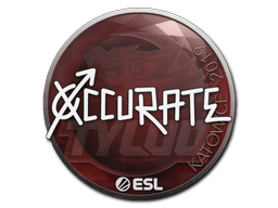 Naklejka | xccurate | Katowice 2019
