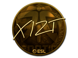 Naklejka | Xizt (złota) | Katowice 2019