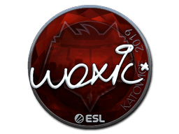 Naklejka | woxic (foliowana) | Katowice 2019