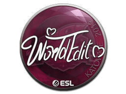 Naklejka | WorldEdit | Katowice 2019