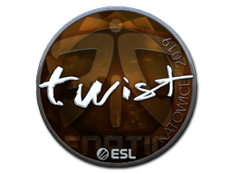 Naklejka | twist (foliowana) | Katowice 2019