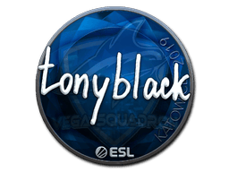 Naklejka | tonyblack (foliowana) | Katowice 2019