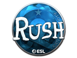 Naklejka | RUSH (foliowana) | Katowice 2019