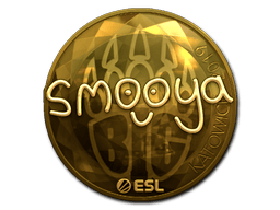 Naklejka | smooya (złota) | Katowice 2019