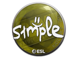 Naklejka | s1mple | Katowice 2019