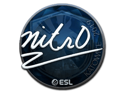 Naklejka | nitr0 (foliowana) | Katowice 2019