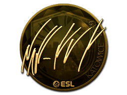 Naklejka | NAF (złota) | Katowice 2019