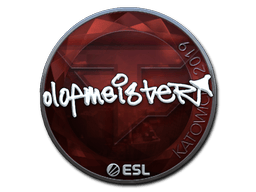 Naklejka | olofmeister (foliowana) | Katowice 2019