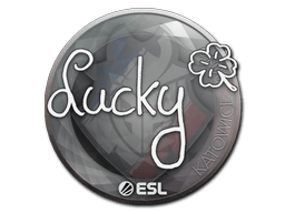 Naklejka | Lucky | Katowice 2019