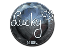 Naklejka | Lucky (foliowana) | Katowice 2019