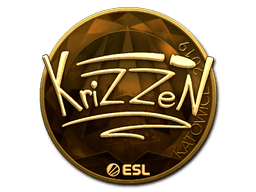 Naklejka | KrizzeN (złota) | Katowice 2019