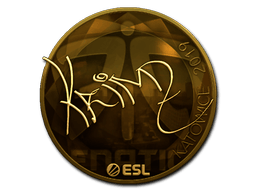 Naklejka | KRIMZ (złota) | Katowice 2019