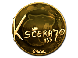Naklejka | KSCERATO (złota) | Katowice 2019