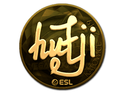 Naklejka | hutji (złota) | Katowice 2019