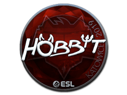 Naklejka | Hobbit (foliowana) | Katowice 2019