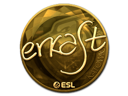 Naklejka | erkaSt (złota) | Katowice 2019