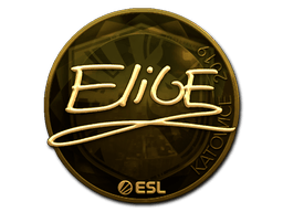 Naklejka | EliGE (złota) | Katowice 2019