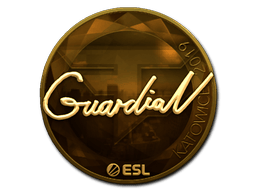 Naklejka | GuardiaN (złota) | Katowice 2019