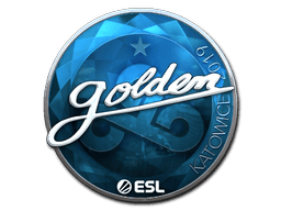 Naklejka | Golden (foliowana) | Katowice 2019